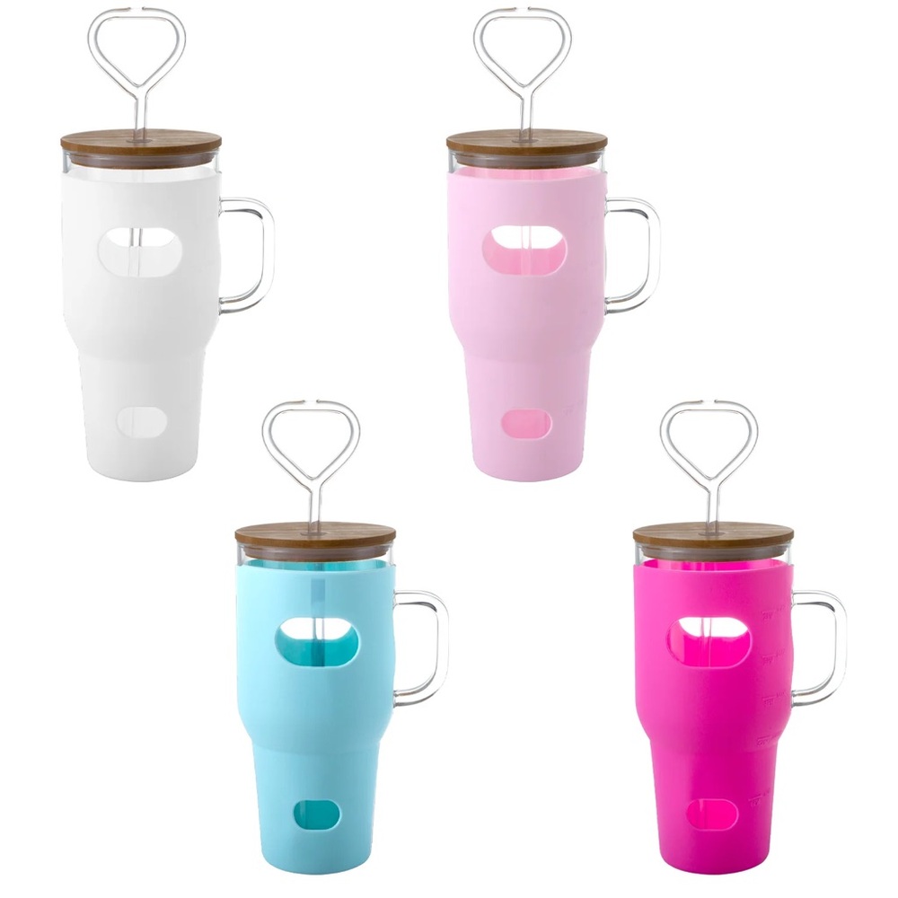 Water Tumbler 32 oz with Anti-Wrinkle Straw